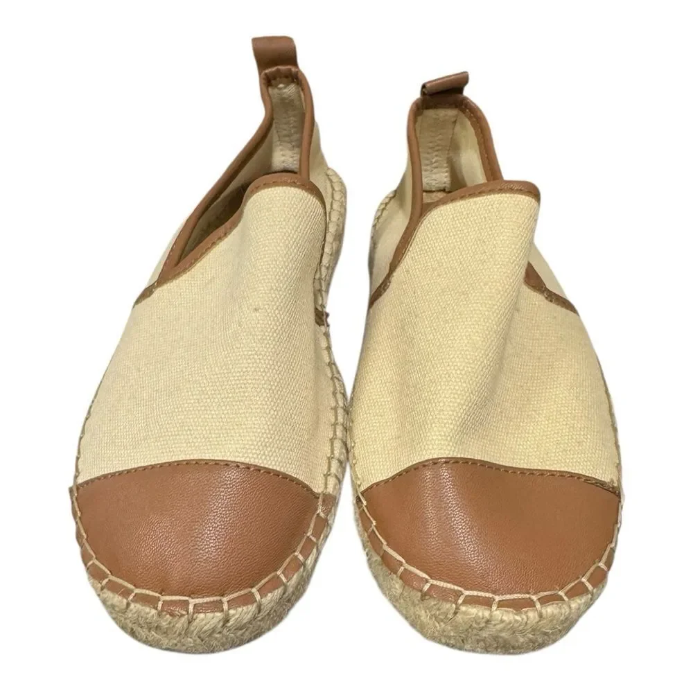 H&M Women's Canvas Slip-on Espadrille Flats 39